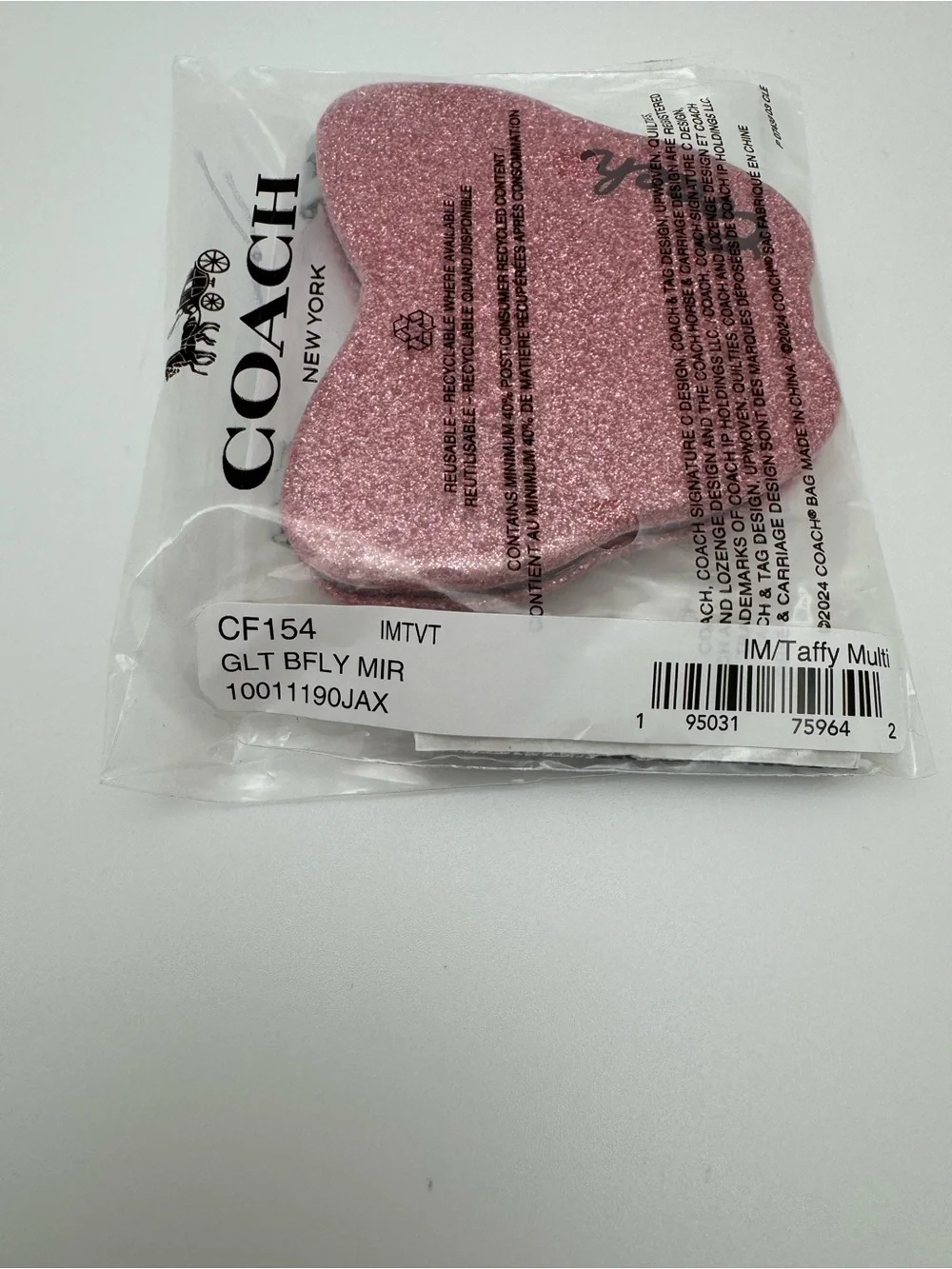 Coach new tags